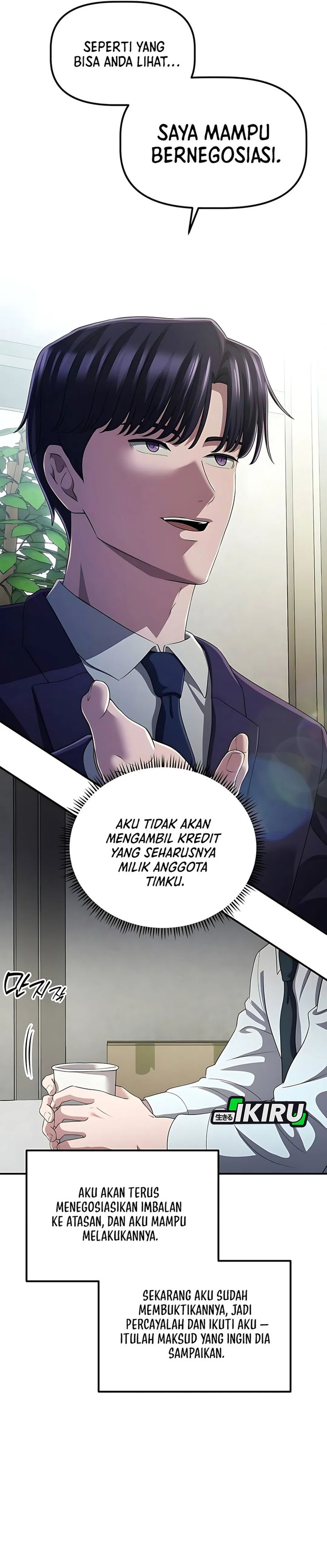 The Corporate Underdog Who Does Everything Right Chapter 54 Bahasa Indonesia