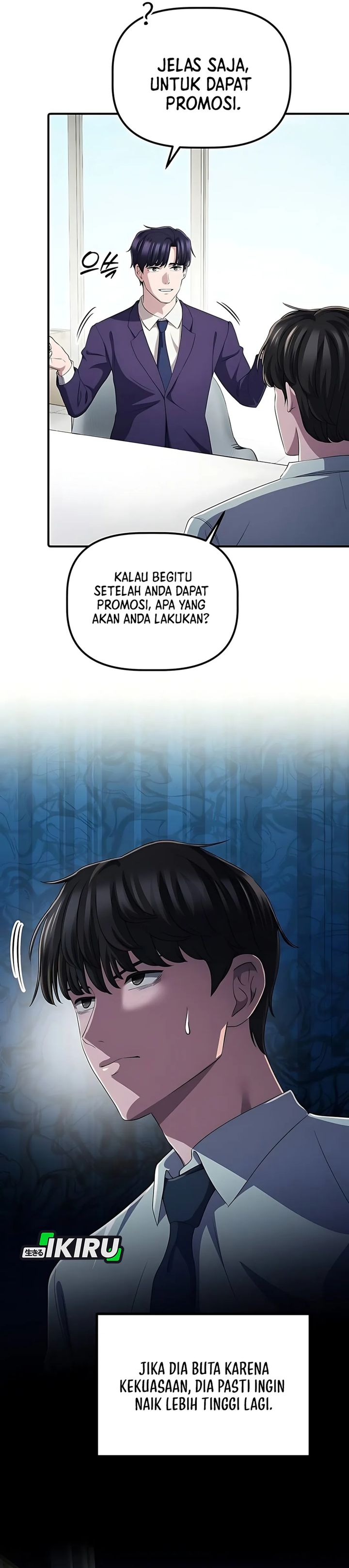 The Corporate Underdog Who Does Everything Right Chapter 54 Bahasa Indonesia