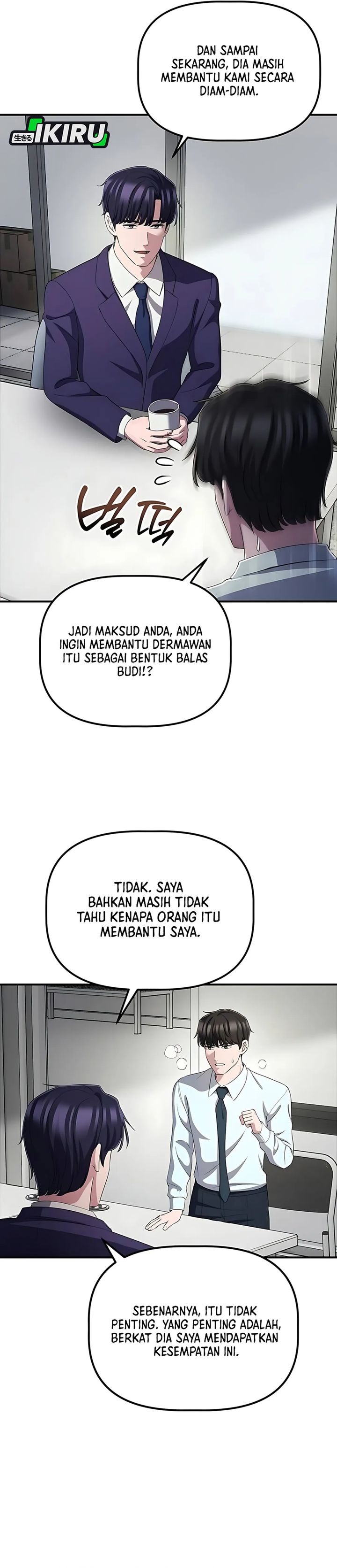 The Corporate Underdog Who Does Everything Right Chapter 54 Bahasa Indonesia