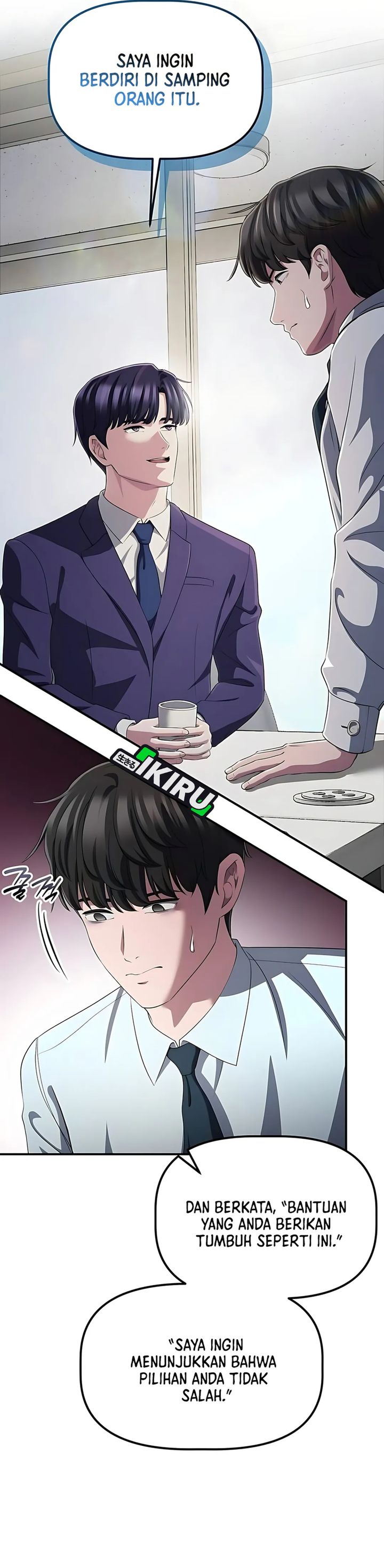 The Corporate Underdog Who Does Everything Right Chapter 54 Bahasa Indonesia