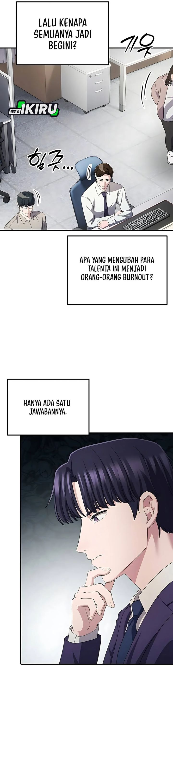 The Corporate Underdog Who Does Everything Right Chapter 54 Bahasa Indonesia