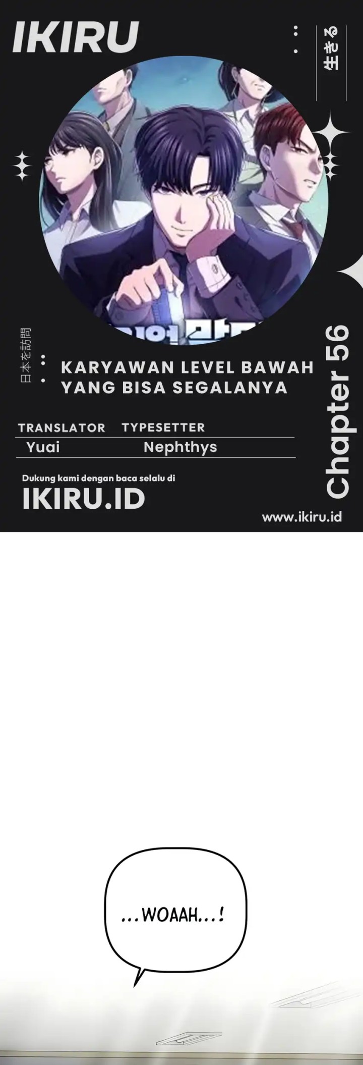 The Corporate Underdog Who Does Everything Right Chapter 56 Bahasa Indonesia