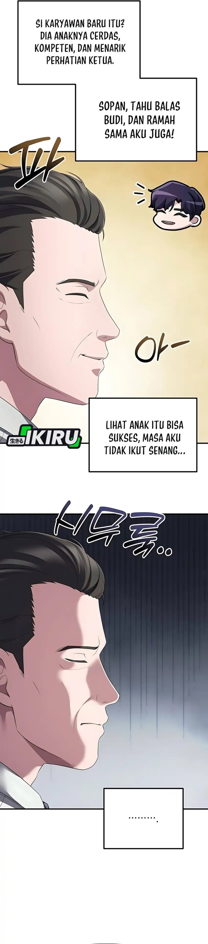 The Corporate Underdog Who Does Everything Right Chapter 56 Bahasa Indonesia