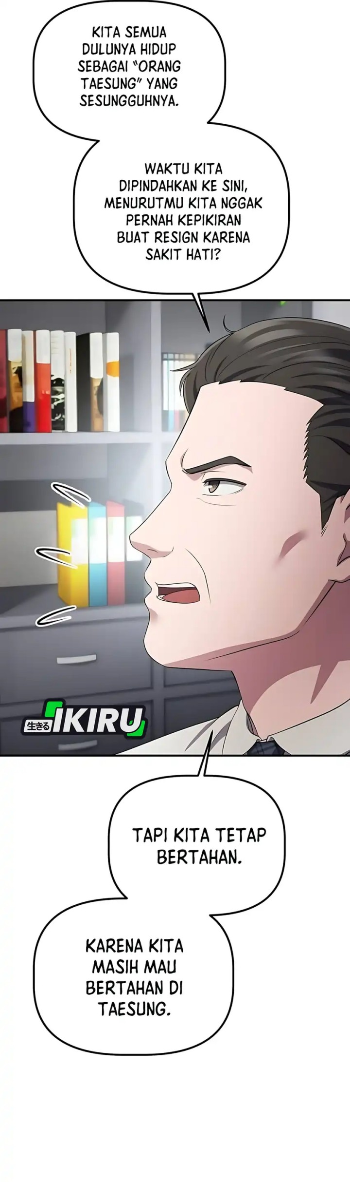 The Corporate Underdog Who Does Everything Right Chapter 56 Bahasa Indonesia