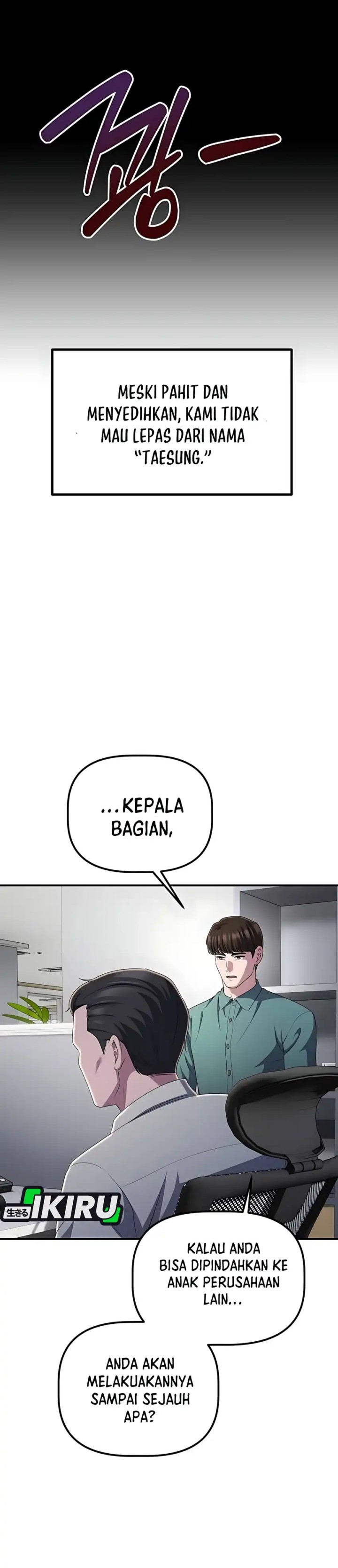 The Corporate Underdog Who Does Everything Right Chapter 56 Bahasa Indonesia