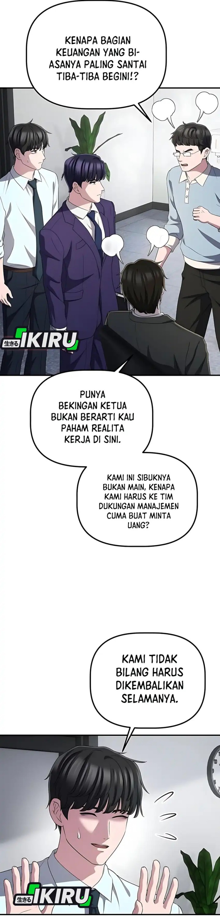 The Corporate Underdog Who Does Everything Right Chapter 56 Bahasa Indonesia