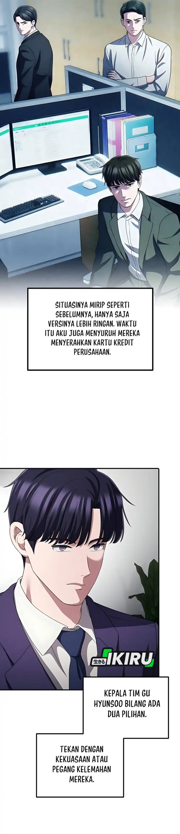 The Corporate Underdog Who Does Everything Right Chapter 56 Bahasa Indonesia