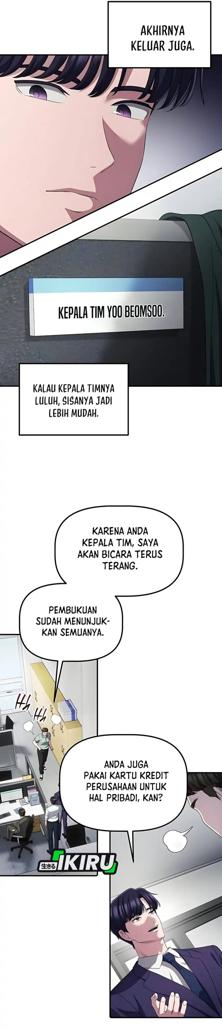 The Corporate Underdog Who Does Everything Right Chapter 56 Bahasa Indonesia