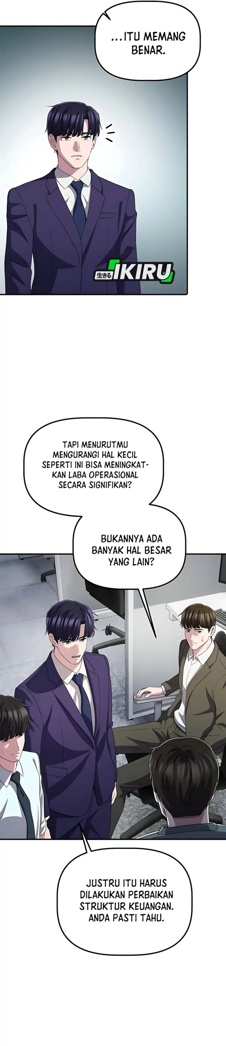 The Corporate Underdog Who Does Everything Right Chapter 56 Bahasa Indonesia