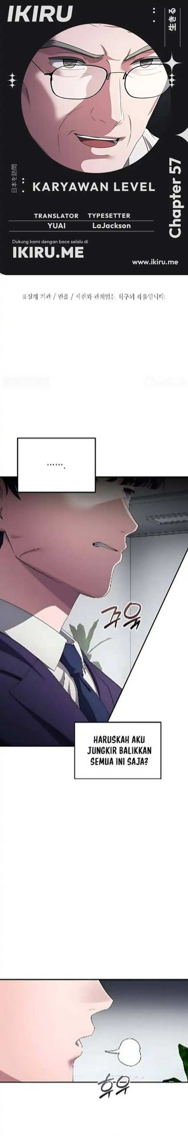 The Corporate Underdog Who Does Everything Right Chapter 57 Bahasa Indonesia