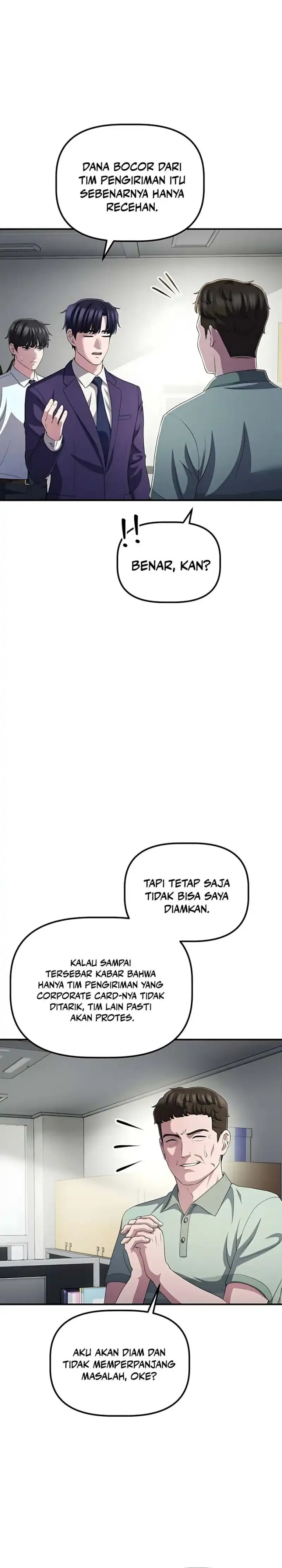 The Corporate Underdog Who Does Everything Right Chapter 57 Bahasa Indonesia