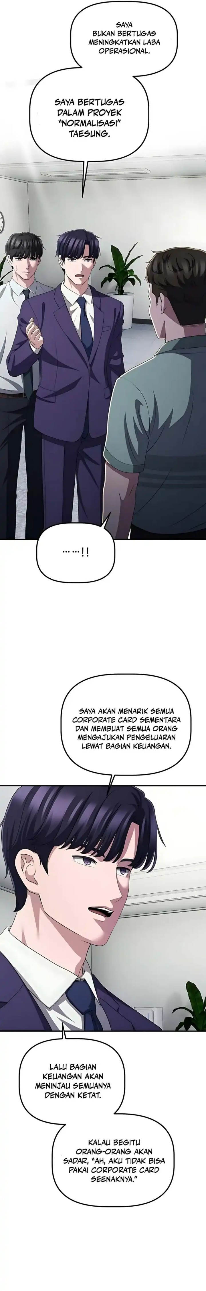The Corporate Underdog Who Does Everything Right Chapter 57 Bahasa Indonesia