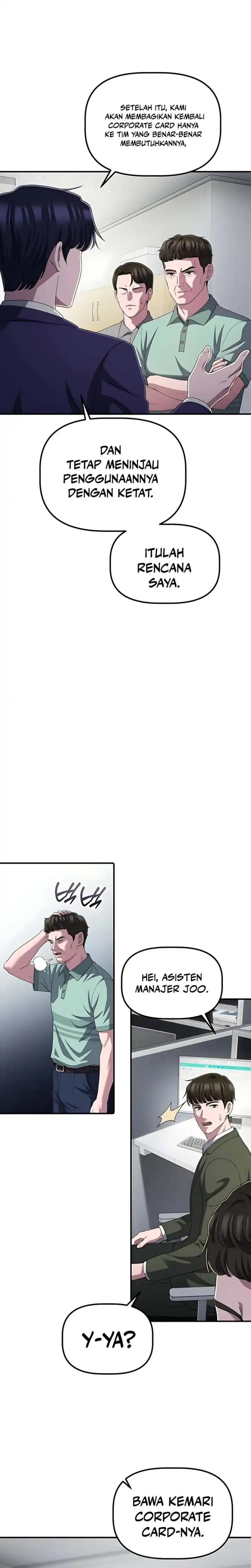 The Corporate Underdog Who Does Everything Right Chapter 57 Bahasa Indonesia