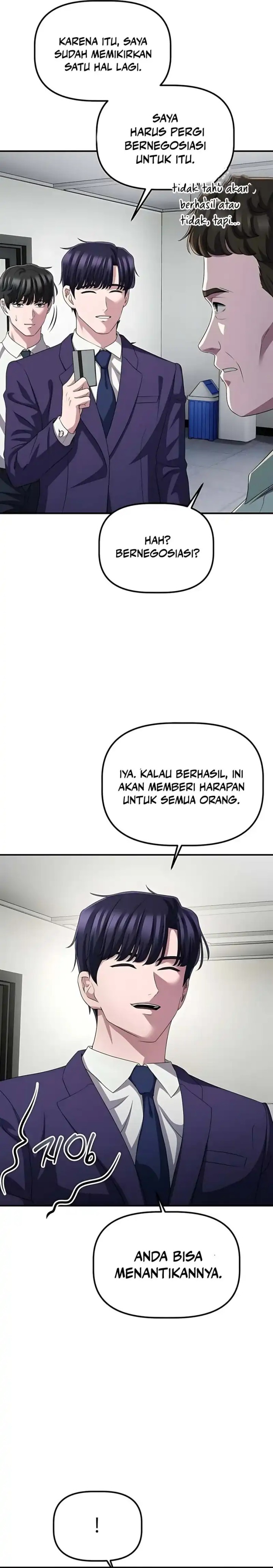 The Corporate Underdog Who Does Everything Right Chapter 57 Bahasa Indonesia