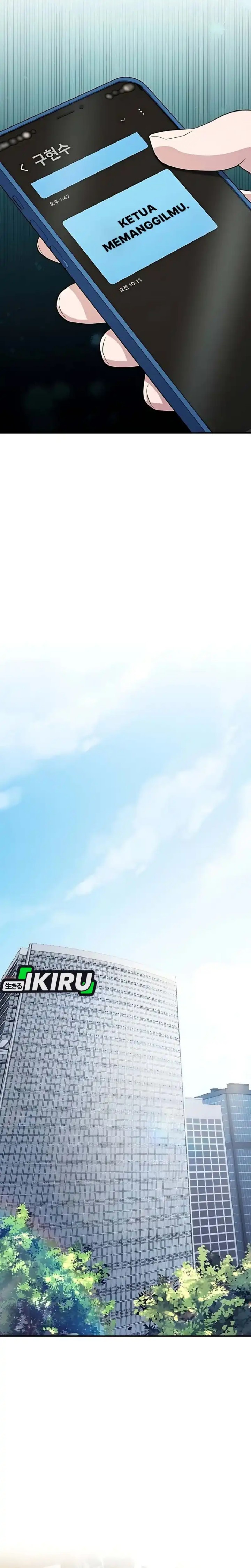 The Corporate Underdog Who Does Everything Right Chapter 57 Bahasa Indonesia