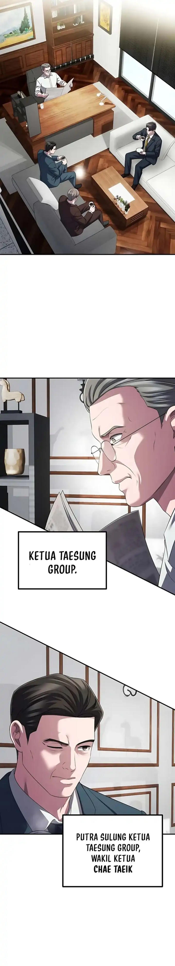 The Corporate Underdog Who Does Everything Right Chapter 57 Bahasa Indonesia