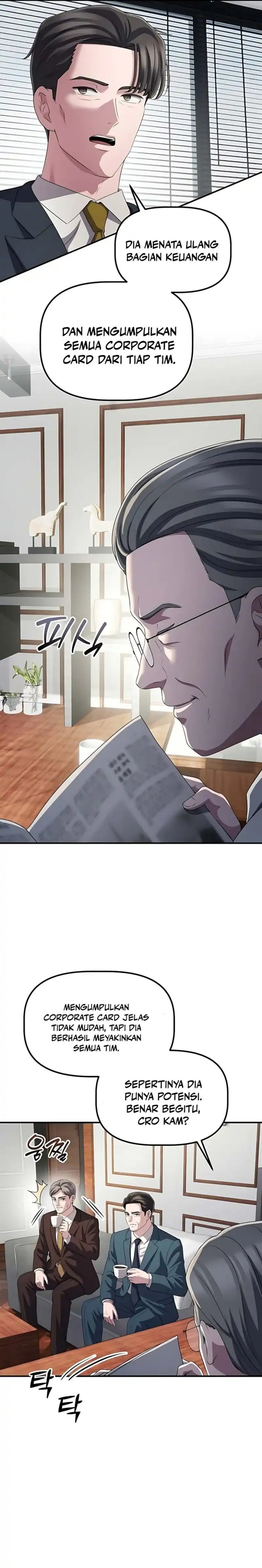 The Corporate Underdog Who Does Everything Right Chapter 57 Bahasa Indonesia