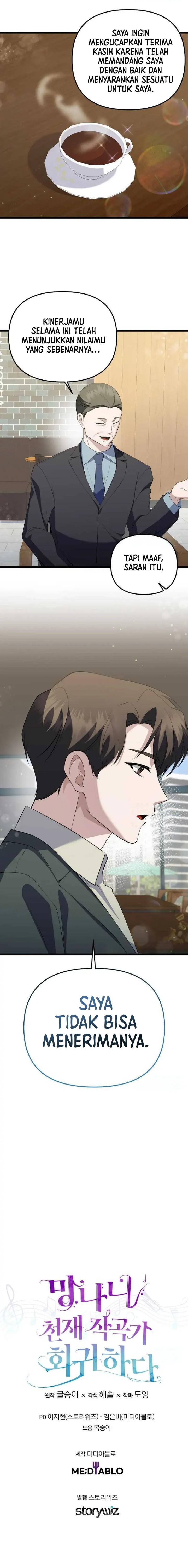 The Crazy Genius Composer Returns Chapter 21 Bahasa Indonesia