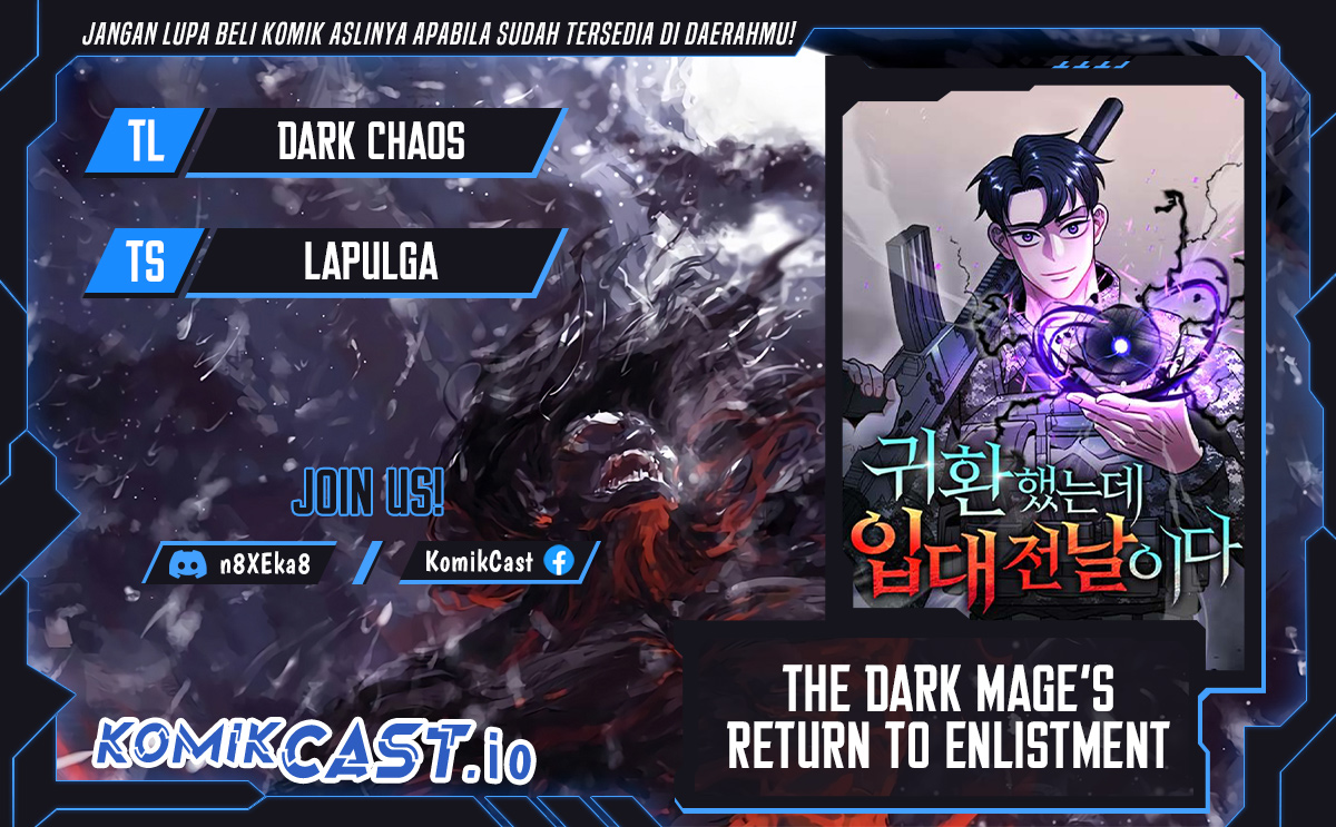 The Dark Mage’s Return to Enlistment Chapter 21 Bahasa Indonesia