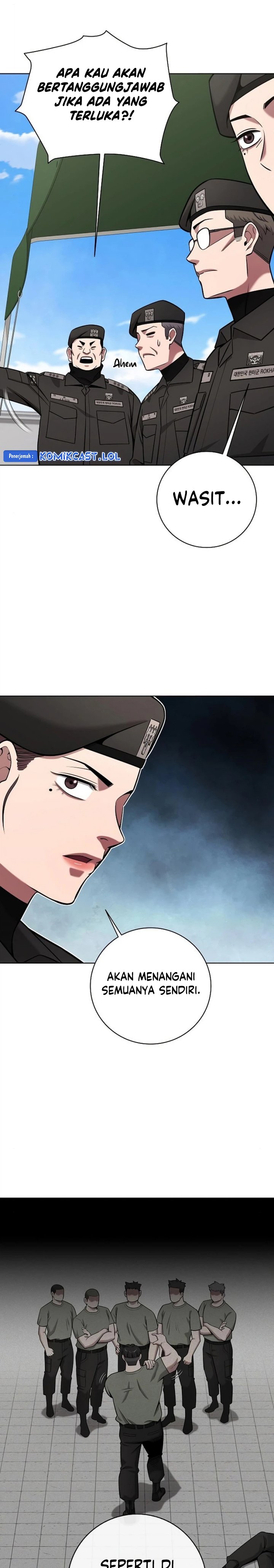 The Dark Mage’s Return to Enlistment Chapter 41 Bahasa Indonesia