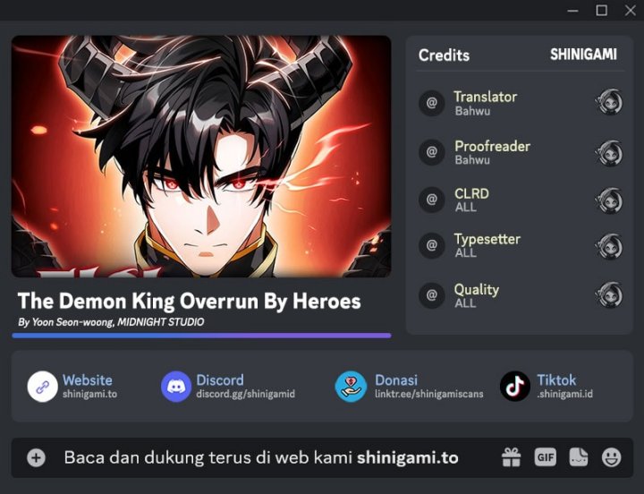 The Demon King Overrun By Heroes Chapter 08 Bahasa Indonesia