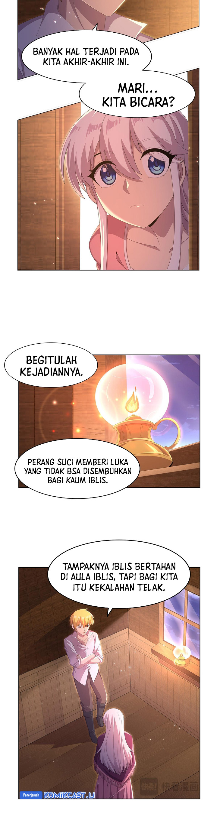 The Demon King Who Lost His Job Chapter 449 Bahasa Indonesia