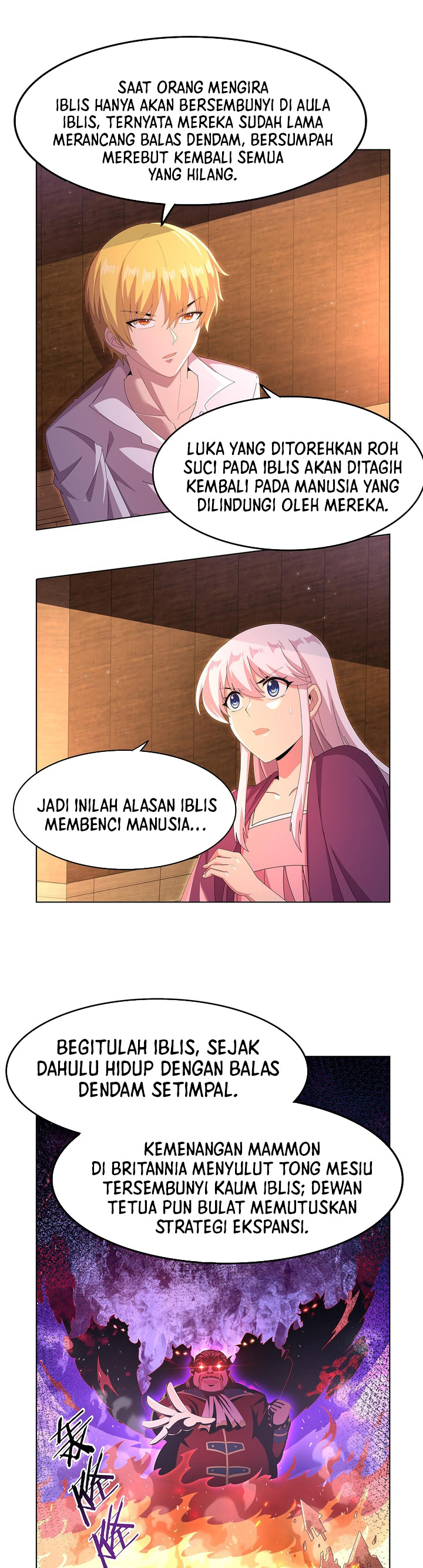 The Demon King Who Lost His Job Chapter 449 Bahasa Indonesia