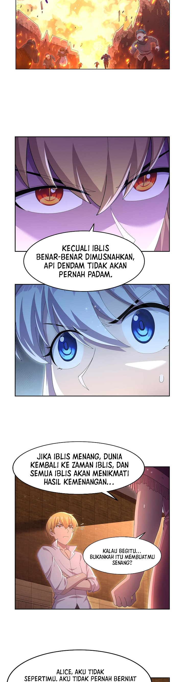 The Demon King Who Lost His Job Chapter 449 Bahasa Indonesia