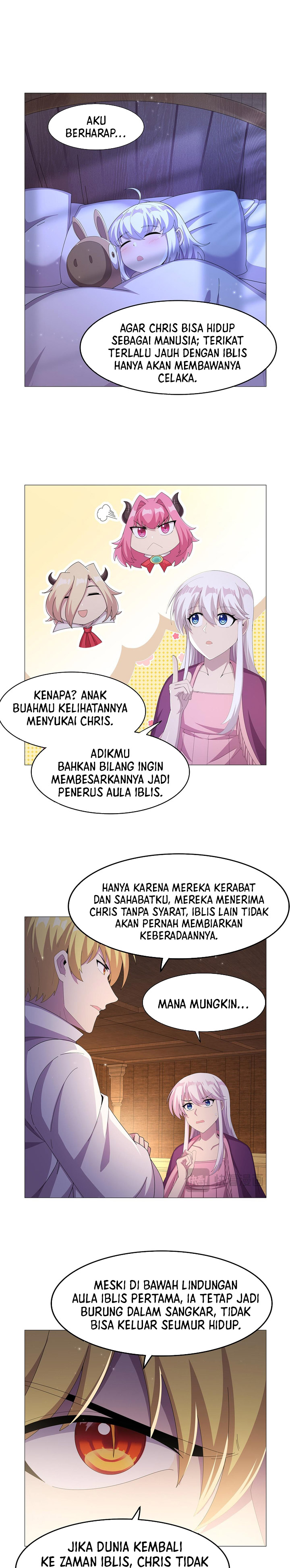 The Demon King Who Lost His Job Chapter 449 Bahasa Indonesia