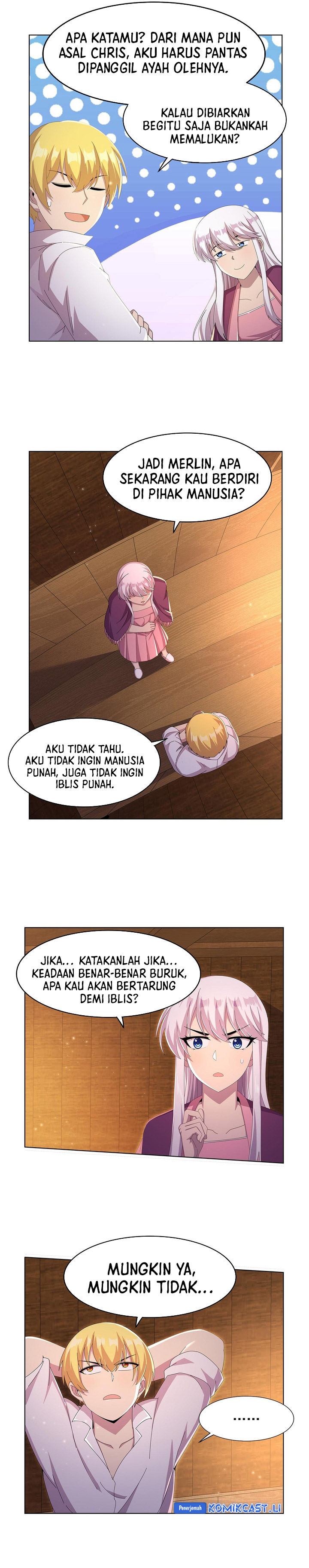 The Demon King Who Lost His Job Chapter 449 Bahasa Indonesia