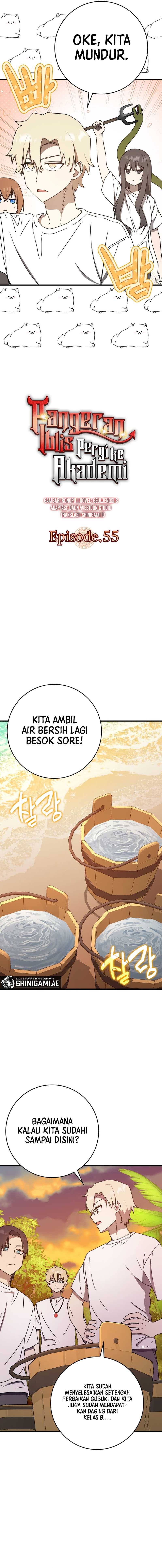 The Demon Prince Goes to The Academy Chapter 55 Bahasa Indonesia