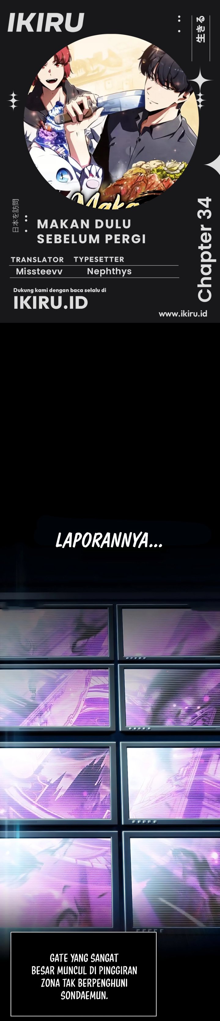 The Demon Slayer’s Restaurant Chapter 34 Bahasa Indonesia