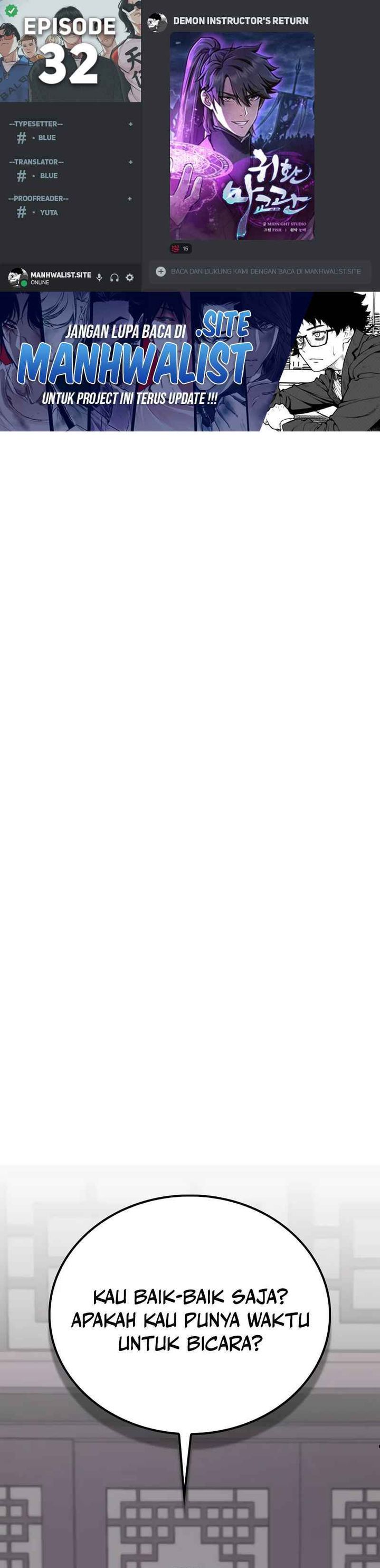 The Demonic Cult Instructor Returns Chapter 32 Bahasa Indonesia