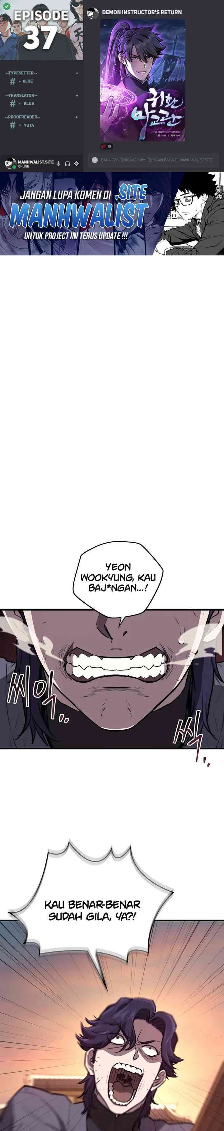 The Demonic Cult Instructor Returns Chapter 37 Bahasa Indonesia
