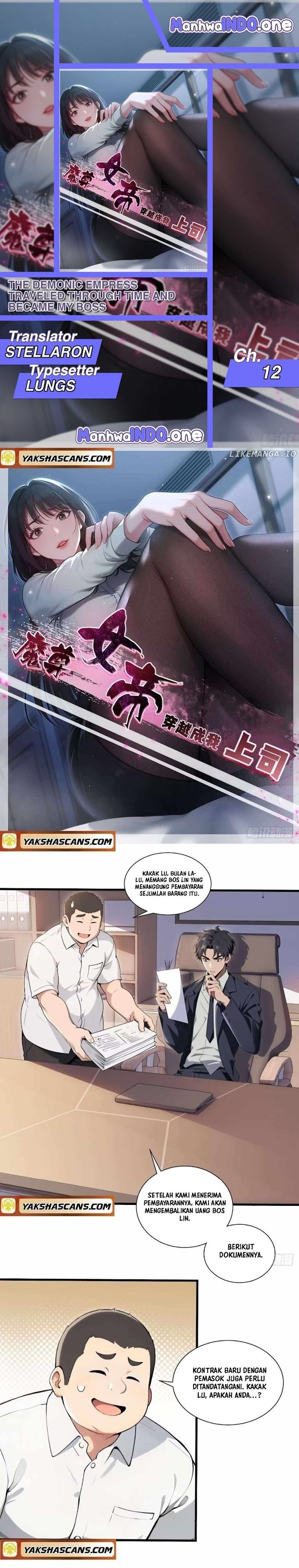 The Demonic Empress Traveled Through Time And Became My Boss chapter 12