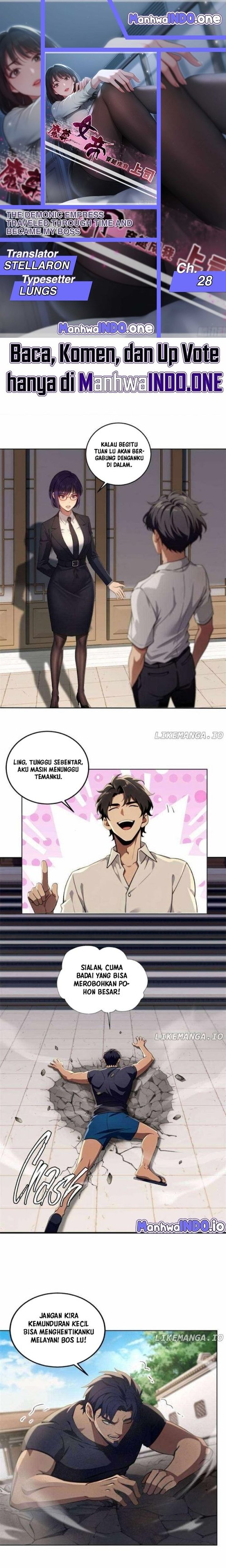 The Demonic Empress Traveled Through Time And Became My Boss chapter 28