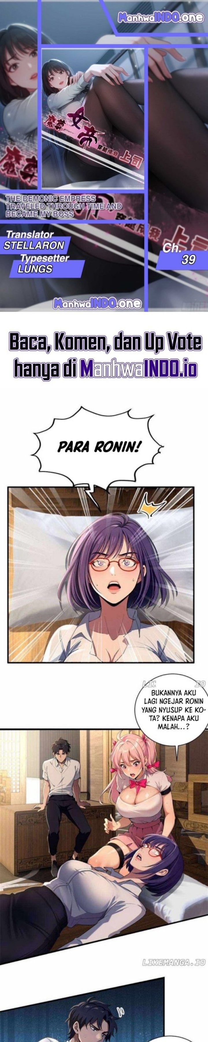 The Demonic Empress Traveled Through Time And Became My Boss Chapter 39 Bahasa Indonesia