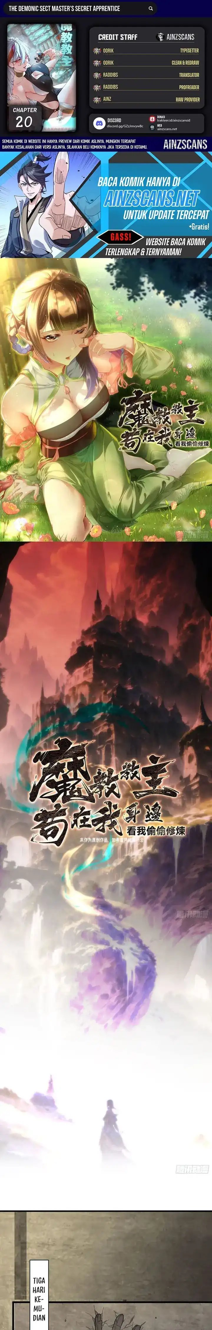 The Demonic Sect Master’s Secret Apprentice Chapter 20 Bahasa Indonesia