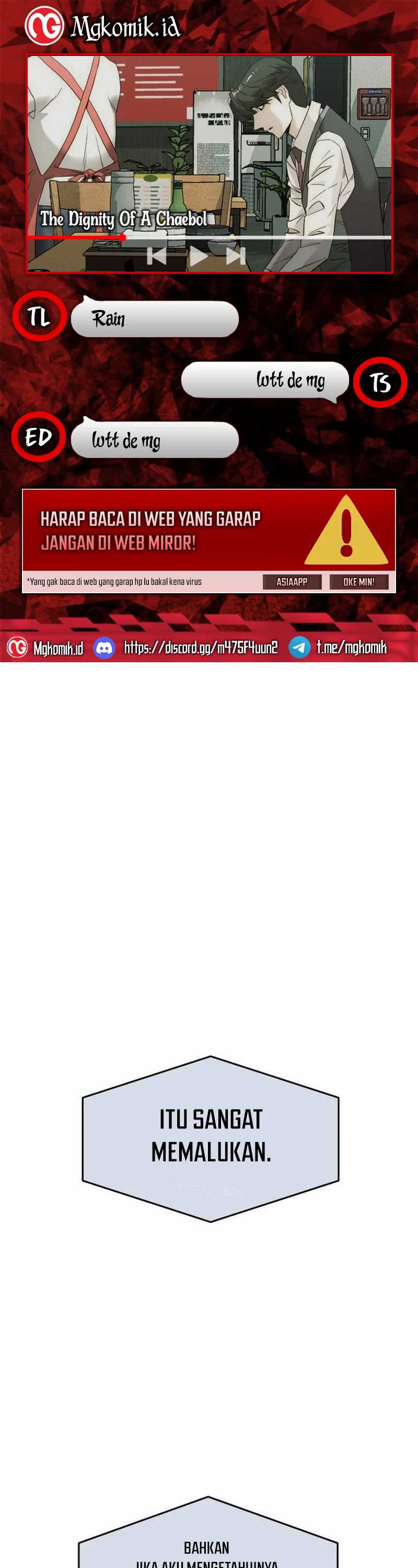 The Dignity of a Chaebol Chapter 03 Bahasa Indonesia