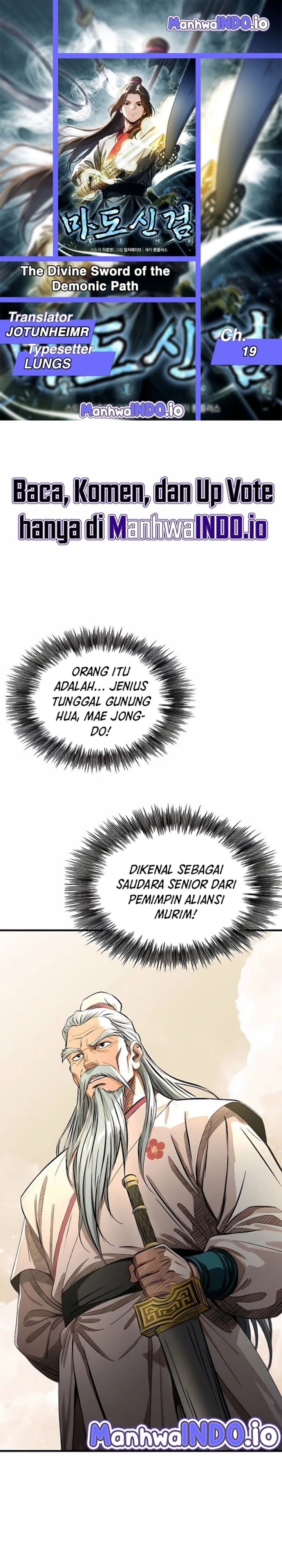 The Divine Sword of the Demonic Path Chapter 19 Bahasa Indonesia