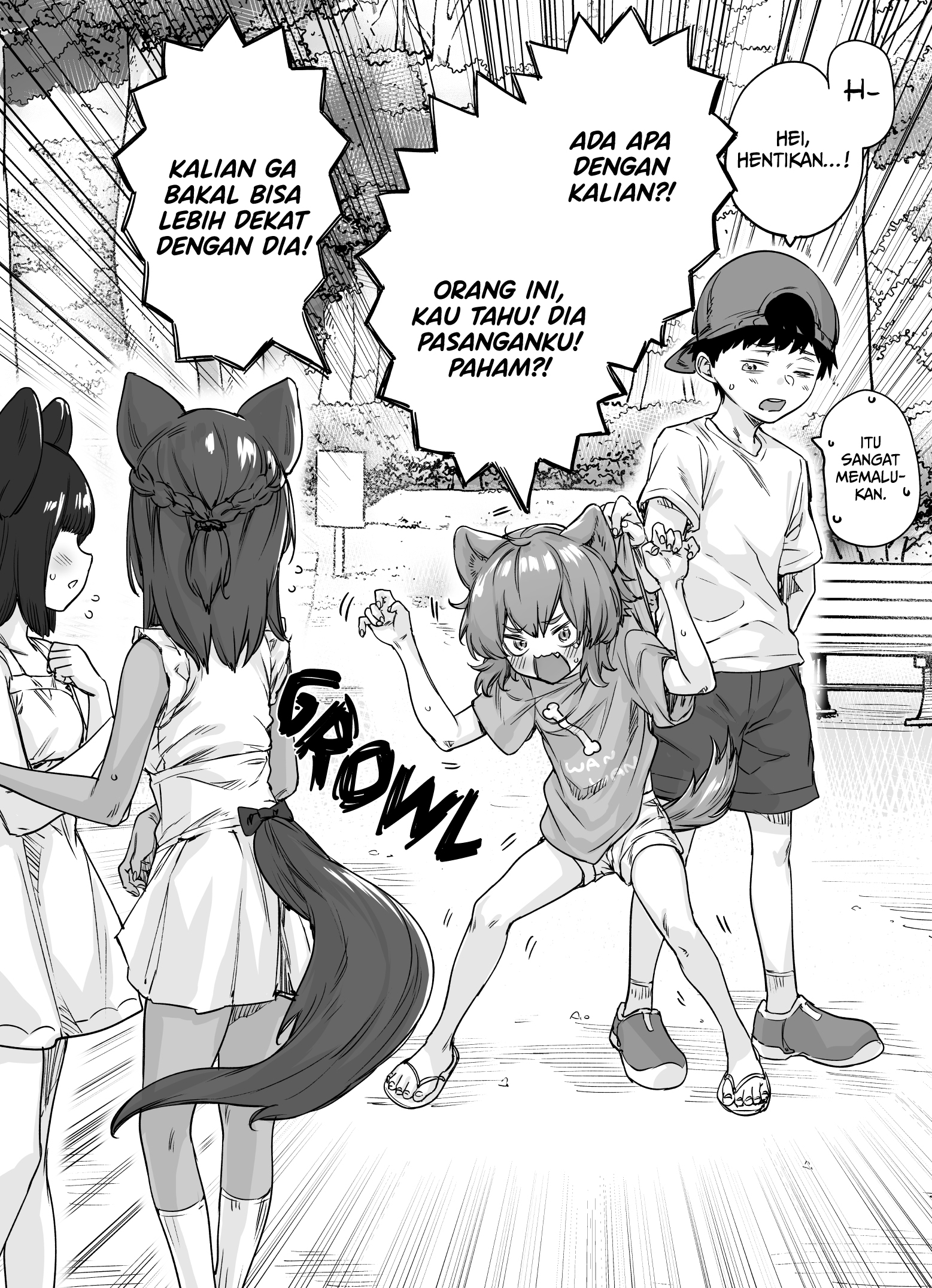 The Doggy Childhood Friend Constantly Trying to Make Me Her Mate Chapter 04 Bahasa Indonesia