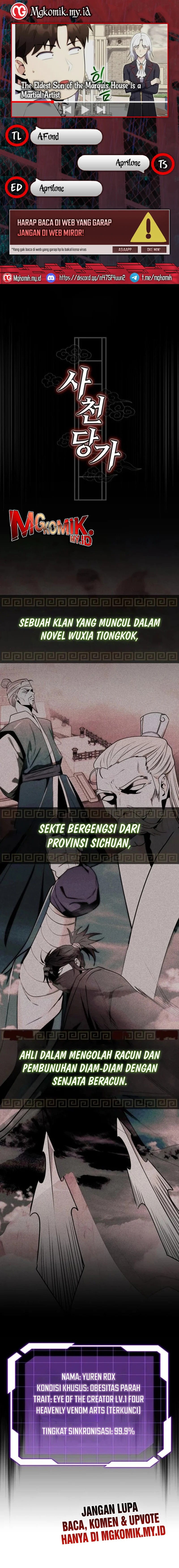 The Eldest Son of the Marquis House is a Martial Artist chapter 2