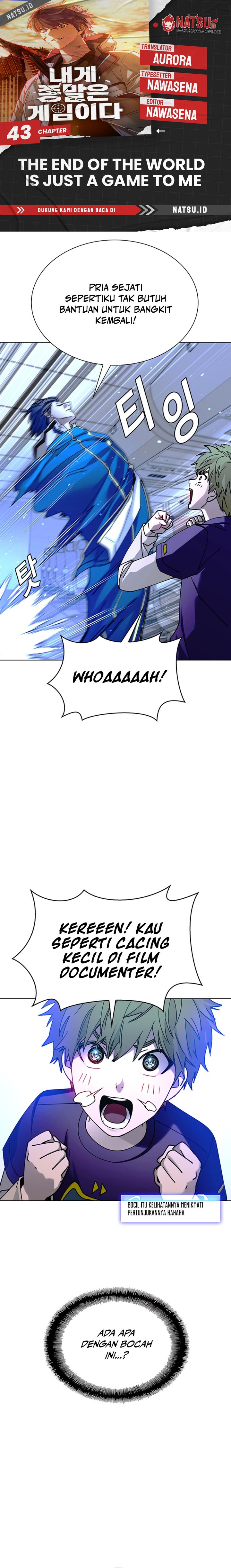 The End of the World is Just a Game to Me Chapter 43 Bahasa Indonesia