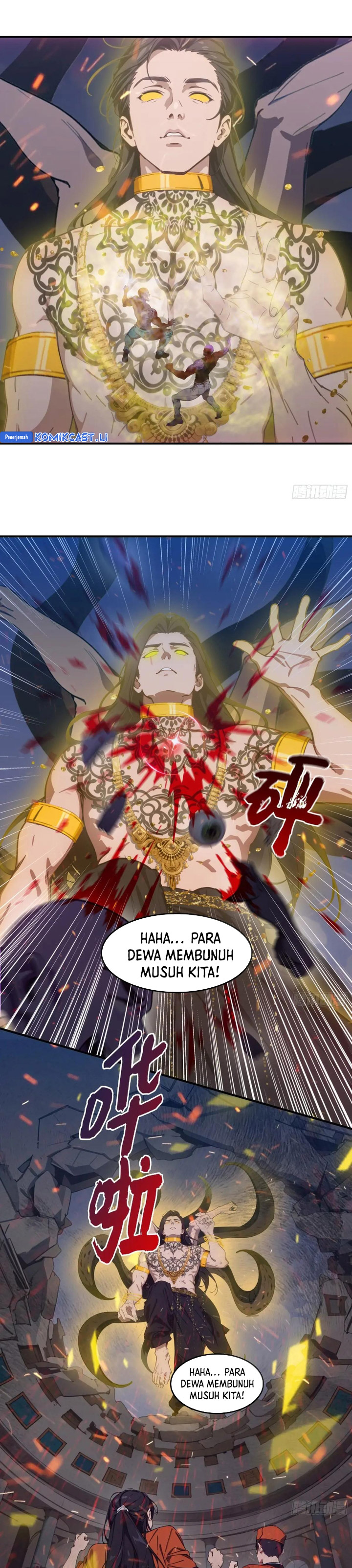 The Evil God Descends, I Own Great Hell chapter 69