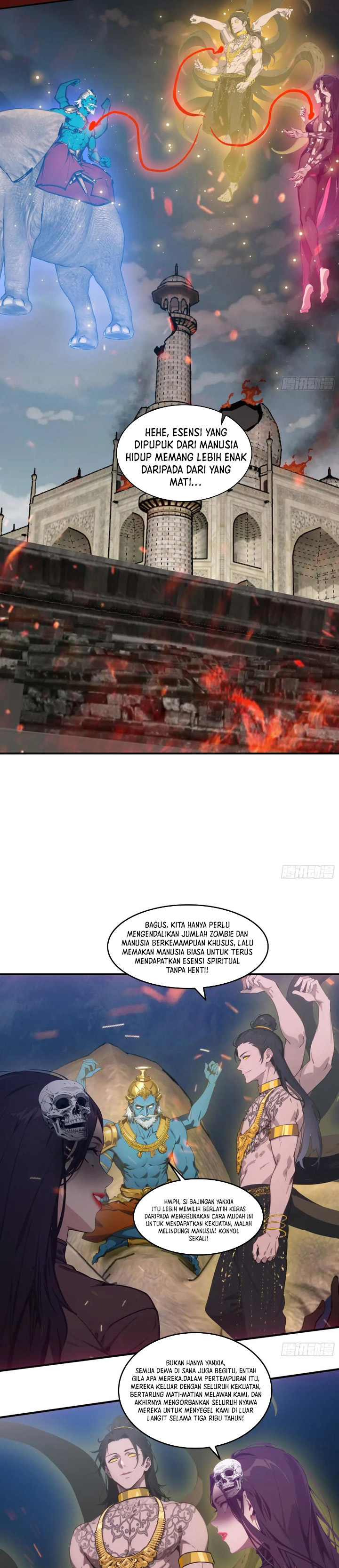 The Evil God Descends, I Own Great Hell chapter 69