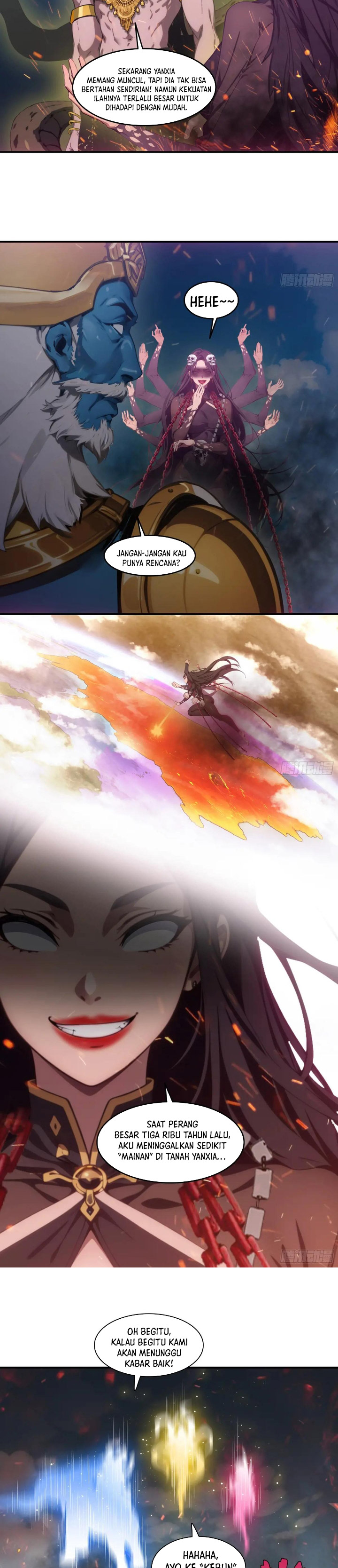 The Evil God Descends, I Own Great Hell chapter 69