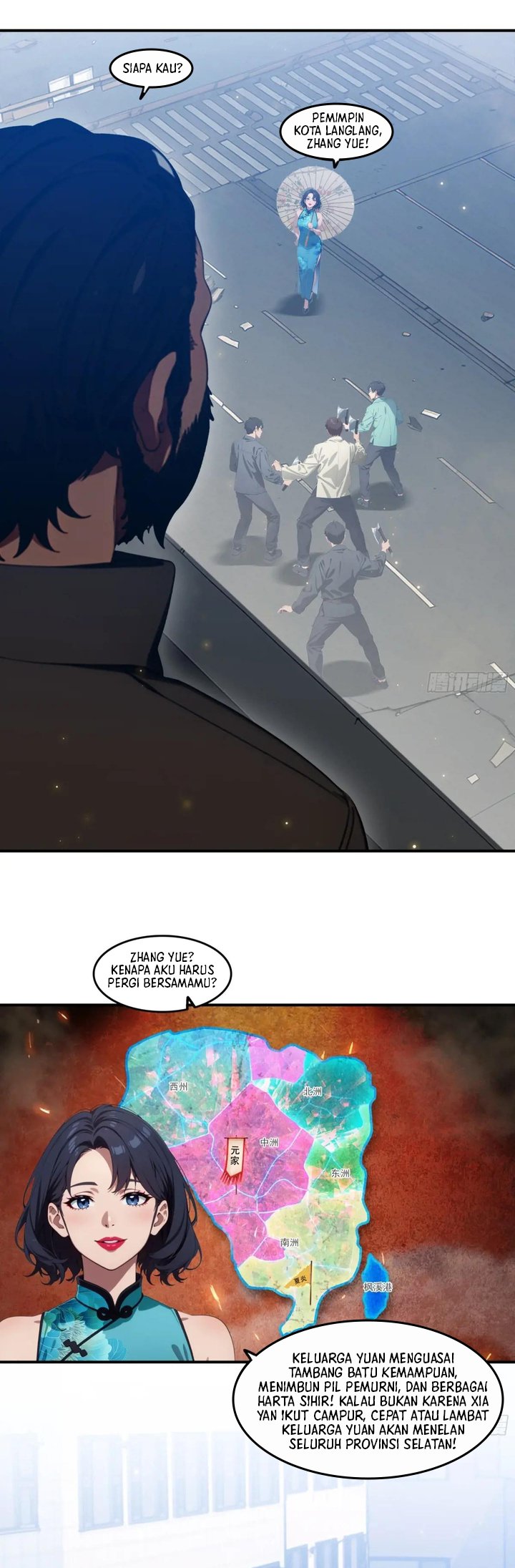 The Evil God Descends, I Own Great Hell chapter 78