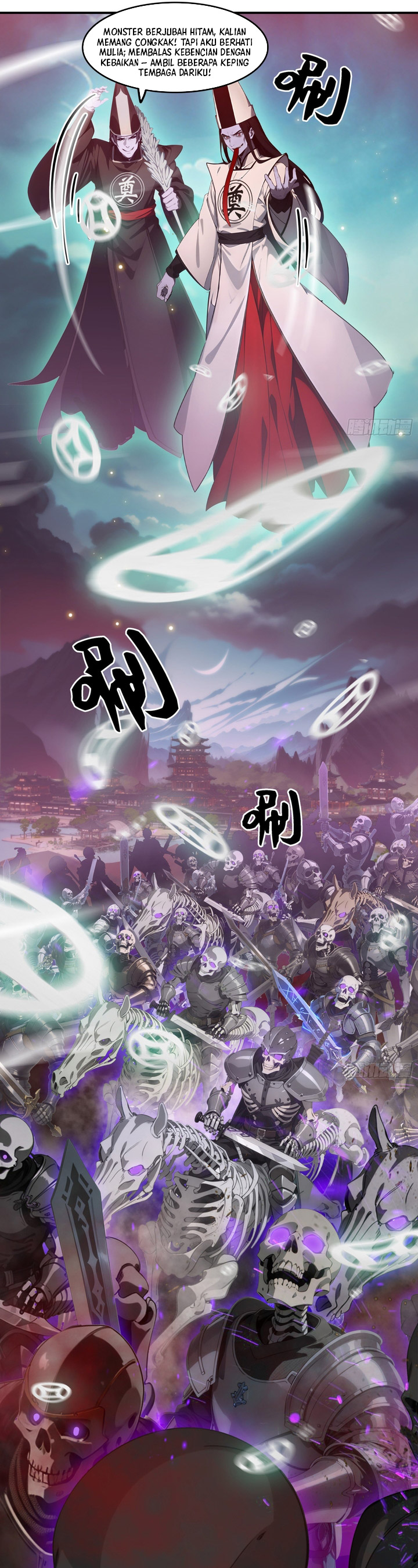 The Evil God Descends, I Own Great Hell Chapter 85 Bahasa Indonesia
