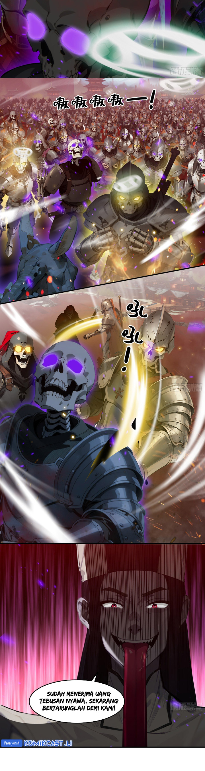 The Evil God Descends, I Own Great Hell Chapter 85 Bahasa Indonesia