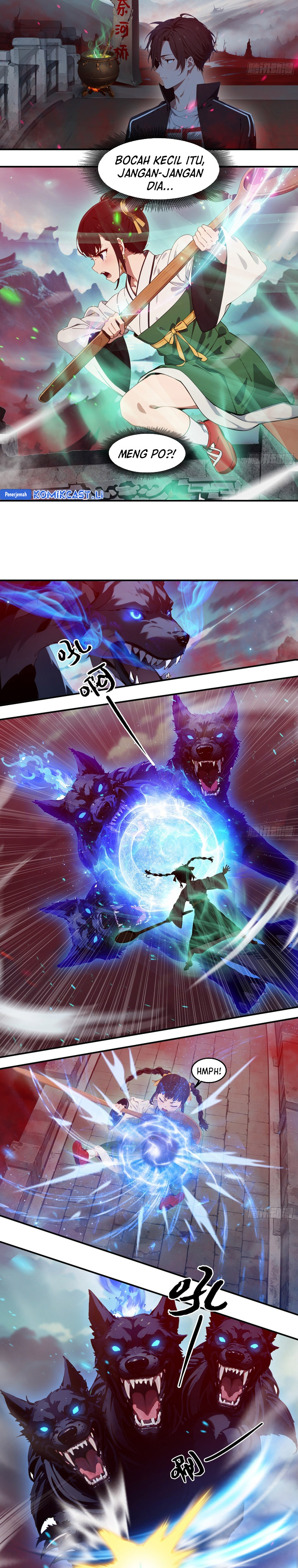 The Evil God Descends, I Own Great Hell chapter 87